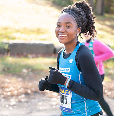 A Run for Dana-Farber runner participating in the Boston Half