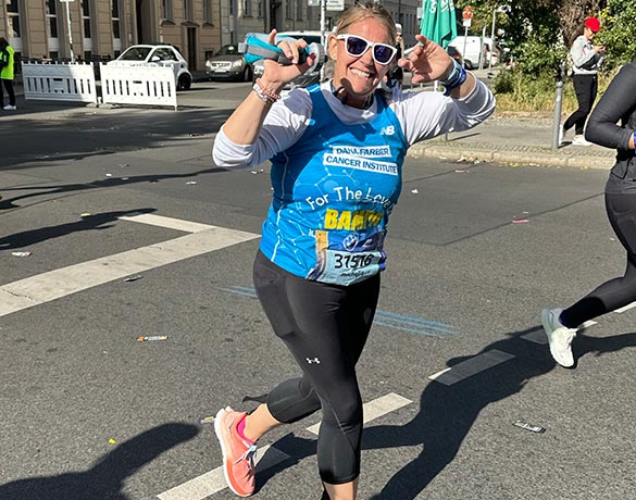 A Run for Dana-Farber runner participating in the Berlin Marathon