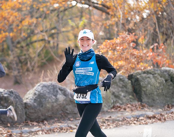 A Run for Dana-Farber runner participating in a race