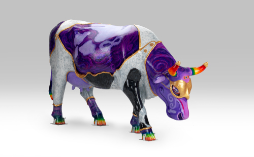 Cow design facing right