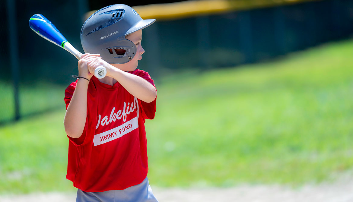 Jimmy Fund Little Leaguer ready for the next pitch