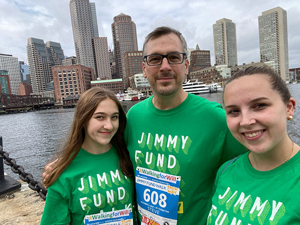 Boston Marathon Jimmy Fund Walk Dana-Farber employee team