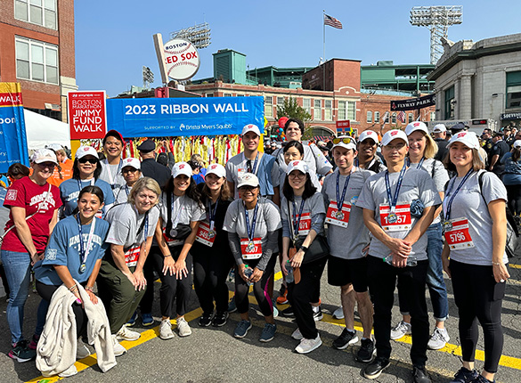 Boston Marathon Jimmy Fund Walk corporate team