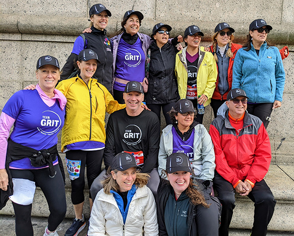 Boston Marathon Jimmy Fund Walk team
