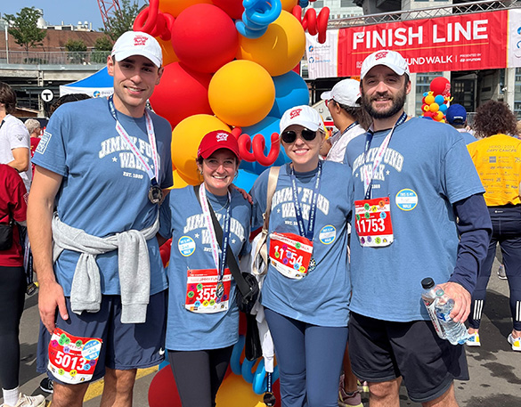 Boston Marathon Jimmy Fund Walk Dana-Farber employee team