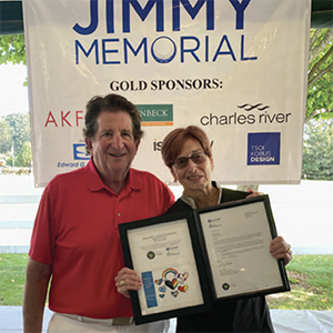 Event supporters at the Jimmy Memorial Golf Tournament