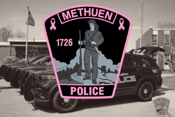 You can purchase a Methuen Police Pink Patch & help conquer cancer!
