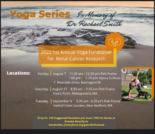 1st Annual Yoga Fundraiser in Memory of Dr. Rachael Smith