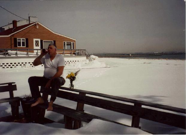 One of my favorite pictures of my grandfather up in Maine