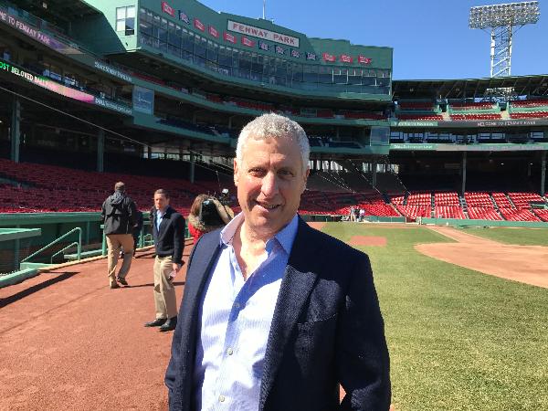 Michael Levin at (of course) Fenway Park
