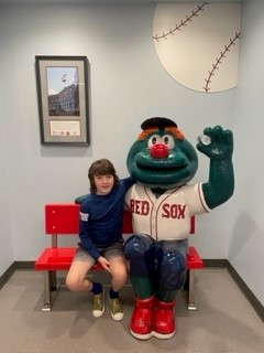 Philip and Wally at the Jimmy Fund Clinic, at Dana Farber! 